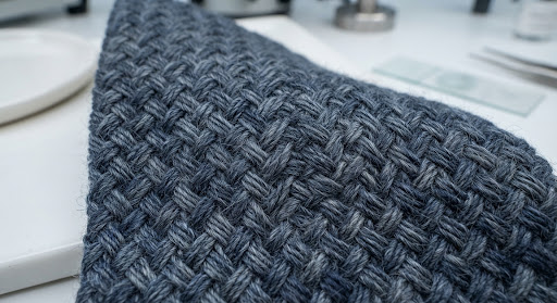 Combed organic cotton fibers